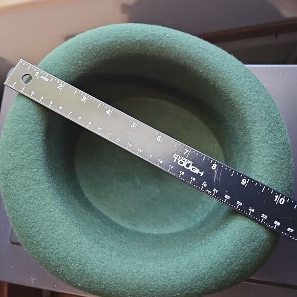 Unbranded Women's Green Wool felt Hat with bow - Picture 7 of 9